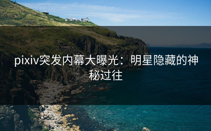 pixiv突发内幕大曝光：明星隐藏的神秘过往